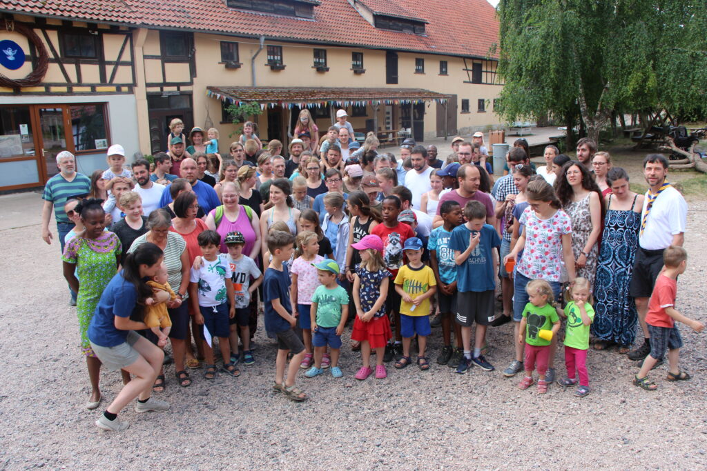 Gruppenbild der Gemeindefreizeit 2022